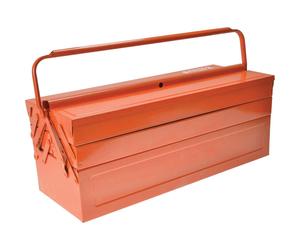 Bahco 3149-OR 5 Tray Cantilever Metal Toolbox Orange 550mm
