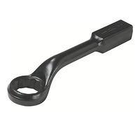 Bahco 315M-46 Double Hex Ring End Slogging Wrench with 45 Degree Offset Head, Black, 46 mm