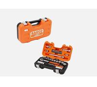 Bahco S330 34 Piece Ratchet Socket Set 1/4" & 3/8" Drive Bahs330 Xms24Ss38
