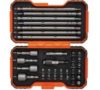 Bahco KM6750/S7 1/4" Hex Magnetic Power Nut Driver Socket Set 6-13mm