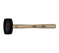 Bahco 3625RM-65 Rubber Mallet with Wooden Handle, Multi-Colour, 440 g 340 mm