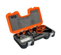 Bahco 3834-65-22/64 9 Piece Sandflex® Bi-Metal Holesaw Set For Metal/Wood Boards