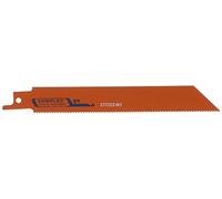 Bahco 3840-150-14-ST-5P 14 TPI "Sand Flex" ST Bi-Metal Reciprocating Blade, 0 V, Orange, 150 mm, Set of 5 Piece