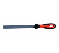 Bahco 4-144-08-2-2 "Ergo" Cut 2 Mill Saw Flat File with Handle, Grey/Black/Orange, 200 x 20 x 2.5 mm