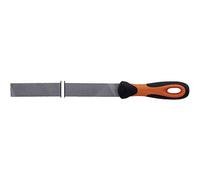 Bahco 4-153-08-1-2 Homeowners Metal File 8in | Suitable for sharpening axes tools and blades | ERGO comfort handle | Rough and fine filing surfaces | Durable