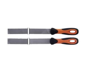 Bahco 4-154-08-2-2 Homeowners File Set | Suitable for sharpening axes tools and blades | ERGO comfort handle | Rough and fine filing surfaces | Durable