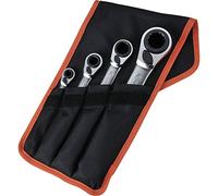 Bahco 4 Piece Reversible Ratchet Spanner Set 8 - 27mm
