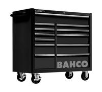 Bahco 40" Black Tool Trolley Roll Cab 12 Drawer C75 Pro Workstation 1475KXL12BK