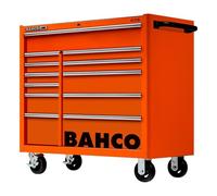 Bahco 40" Orange Tool Trolley Roll Cab 12 Drawer C75 Pro Workstation 1475KXL12