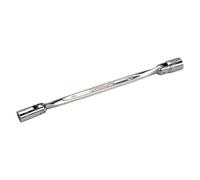 Bahco 4040Z-5/8-3/4 Double Hex Double-Ended Flex-Head Wrench, Silver, 5/8 x 3/4-Inch