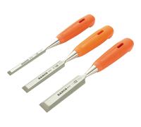 Bahco 414 3 Piece Bevel Edge Wood Chisel Set