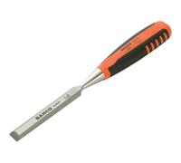 Bahco 424P-15 B/E Chisel 15MM | Honed blade ready for use | Hardened and tempered steel | Comfortable 2-component handle | Accurate cutting