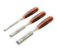Bahco 424P-S3-EUR 424-P Bevel Edge Chisel Set, 3 Piece