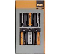 Bahco 424P-S3-Eur B/E Chisel set (3) | Precision ground blades for sharp accurate cuts | Hardened and tempered steel | Comfortable handles | Woodworking