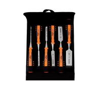 Bahco 424P-S6-PP 424-P Bevel Edge Chisel Set 6 Piece in Pouch