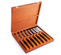 Bahco 424P-S8-EUR Bevel Edge Chisel Set 8 Piece in Wooden Box
