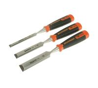 Bahco 434 Bevel Edge Chisel Set, 3 Piece BAH434S3