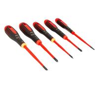 Bahco 5 Piece ERGO Slim VDE Insulated Screwdriver Set