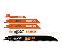 Bahco 3940-MIX-SET-5P Sabre Saw Blade Set 5 Piece