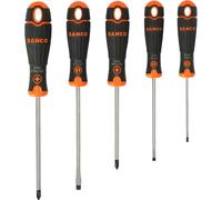 Bahco BahcoFit Screwdriver Set Slot/PZ - 5 Piece