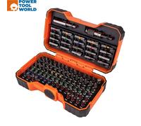Bahco 59/S100BC 100 pcs bit set for Slotted, Phillips, Pozidriv, Hexagon, Robertson and coloured TORX®,TORX® Tamper, head screws