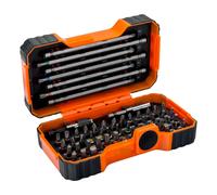 Bahco 59/S54BC 54 Pcs Bit Set for Slotted, Phillips, Pozidriv, Hexagonal, Robert