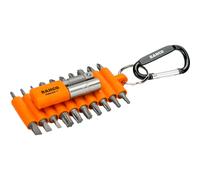 Bahco 22-Piece Multi-Colour Screwdriver Bit Set, Ph/Pz/T/Sl, 1/4" Socket Adaptor