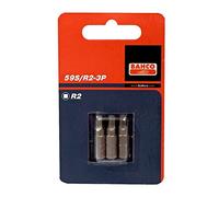 Bahco 59S/R2-3P R2 Bits for Robertson Head Screws, Multi-Colour, 25 mm, Set of 3 Pieces