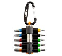 Bahco 59S/TCS11-1 "Sticky" Torx Colour Coded Screwdriver Bit Set Holder T10-T40