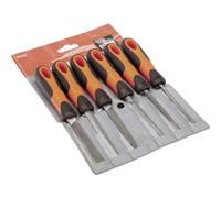 Bahco 1-476-04-3 Sandvik ERGO 6 Piece Key Hand Mini File Set 4" / 100mm