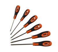 Bahco 605-6 600 Series Screwdriver Set, 6 Piece SL/PH/PZ