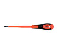 Bahco 613-4-100 Slotted Screwdriver, Multi-Colour, 0.8 x 4.0 x 100 mm