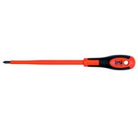 Bahco 625-1-150 Insulated Ph-1 Phillips Screwdriver, Black/Orange, 247 mm