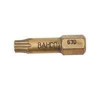 Bahco 63D/T10 T10 Diamond Bit for Torx Head Screws, Gold, 25 mm, 5-Piece