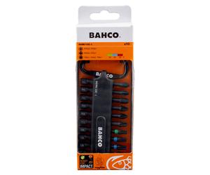 Bahco 66IM/10C-1 10 Pce 1/4" Impact Screwdriver Bit Set Pozi/Phillips/Torx -50mm