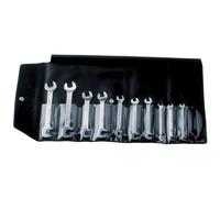 Bahco 6M/8C Double Open End Wrenches Set, Silver/Black
