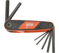 Bahco 7 Piece Folding Hexagon Allen Key Set Metric