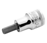 Bahco 7409M-6 Socket Driver for 6 mm Hex Head Screws, Black/Silver, 3/8-Inch