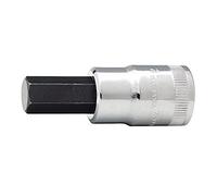 Bahco 7409M-8 Socket Driver for Hex Head Screws, Black/Silver, 3/8-Inch, 8 mm