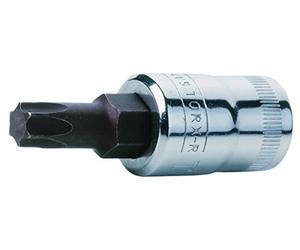 Bahco 7409TORX-T45 Socket Driver for TX-45 Torx Head Screws, Silver/Grey, 3/8-Inch