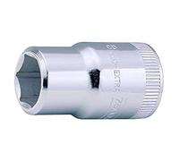 Bahco 7800SM-33 Standard Length Socket, Silver, 1/2-Inch Hex 33 mm