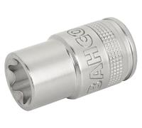 Bahco 7800TORX-E16 Torx Socket, Silver, 1/2-Inch