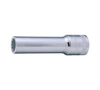 Bahco 7805DM-26 Bi-Hex Deep Length Socket, Silver, 1/2-Inch, 26 mm