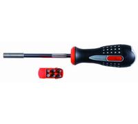 Bahco 808050 Ratchet Screwdriver Set | Bits Included | Trade Use | Pro Grip
