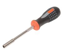 Bahco 808050A Screwdriver and Bits, Silver/Black/Orange, 1/4-Inch, 230 mm