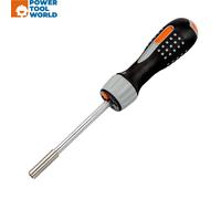 Bahco 808050L 1/4" Bit Holder LED Light Ratcheting Screwdriver x6 Pcs