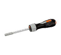 Bahco 808050L 1/4" Bit Holder LED Light Ratcheting Screwdriver x6 Pcs