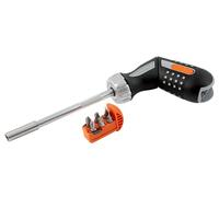 Bahco 808050P Pistol Ratchet Screwdriverand Bits, 1/4-Inch, 260 mm