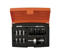 Bahco 808050S-18 Stubby Ratchet Flexible Screwdriver Set 18 Piece Bah808050S18