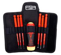 Bahco 808061 6 Piece VDE Insulated Interchangeable Ratcheting Screwdriver Set